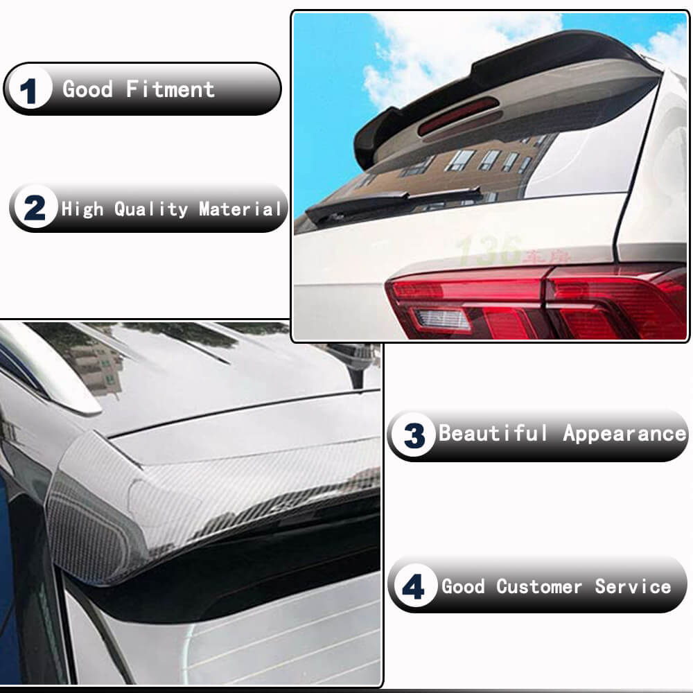 Спойлер (для 2016-2019, Карбон) для Volkswagen Tiguan