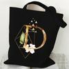 Print Canvas Bag Women's Shoulder Bag Fashion Floral Letter Ladies Hand Bags Alphabet Tote Bag