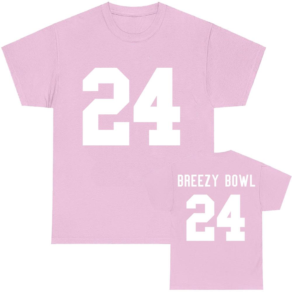 BREEZY BOWL 24 Tshirts Chris Brown Singer Graphic T-shirt Short Sleeve O-neck Unisex Streetwear Soft Cotton Men/Women T Shirt