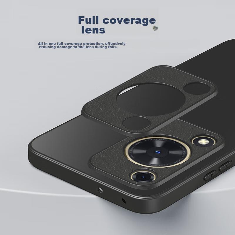 HotFire Case for Huawei Enjoy 70, Huawei Enjoy 70 Protective Cover, Frosted Full Coverage Ultra-Thin Shockproof Anti-Fingerprint Case - Deep Sea Blue