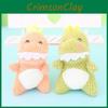 Style Delightful Korean Mini Plush Dinosaur Keychain Cute Dinosaur Animal Stuffed