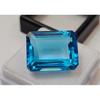 Beautiful Emerald Swiss Blue Topaz Natural 18-19 Ct Loose Gemstone