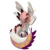 Capcom Monster Hunter Deformed Plush Toy Tamamitsune (Renewal) Approximately 200mm In Length Polyester CP12181