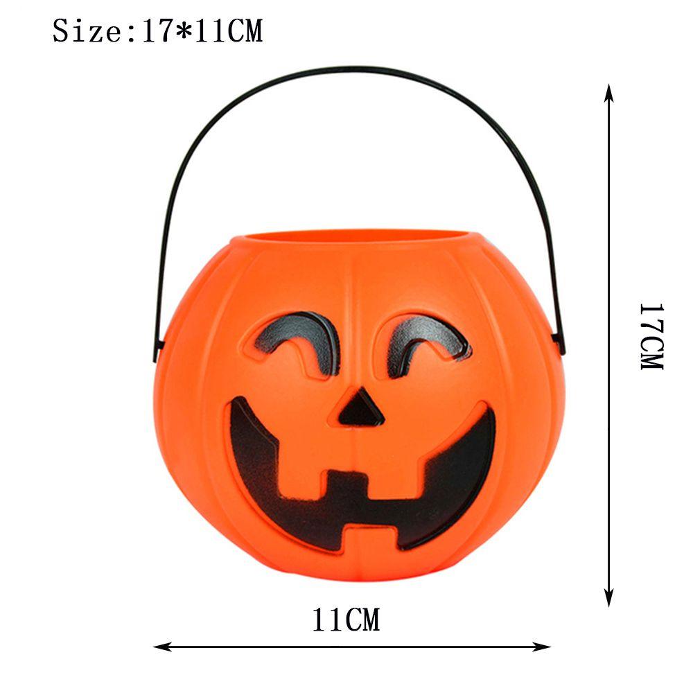 Children Kids Trick Candy Box Sweet Holder Pumpkin Bucket Halloween Party Decorations