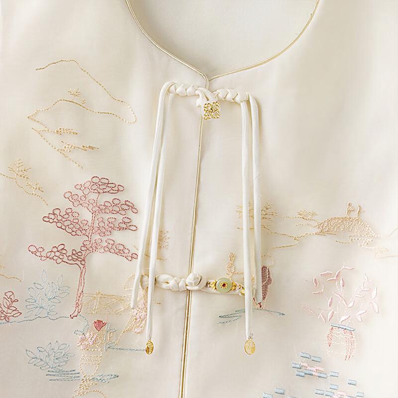 Sibaishe New Chinese Style Women's Loose Vest