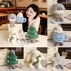 Jc Christmas Tree Plush Keychain With Soft Cotton Filling For Holiday Collectible And Gift