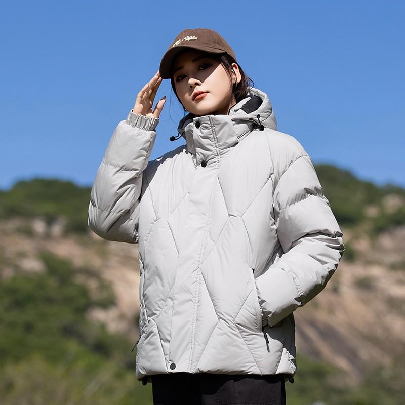 2026 Winter Padded Jacket Men Women Thick Hooded Workwear Outdoor Coat