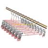 F26C Nonslip Thickened Adjustable Stainless Steel Pants Hangers Multipurpose Clothes Hook For Home Laundry Organization