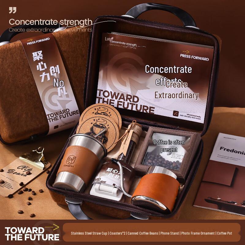 Business Gift Set with Stainless Steel Mug & Accessories