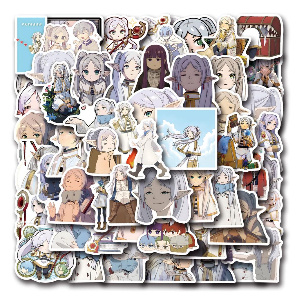 50 New Japanese Comics The Funeral of Florian Graffiti Stickers Decorative Notebook Stickers