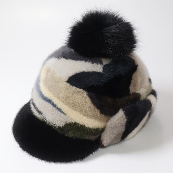 New Women Winter Real Fur Baseball Cap Natural Warm Mink Fur Hat Lady Thick Quality 100% Genuine Real Mink Fur Hats
