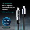 240W Nylon Cable USB Type C Super Fast Charging Cable For Samsung Xiaomi Huawei Honor LED Digital Display Fast Charger Data Cord