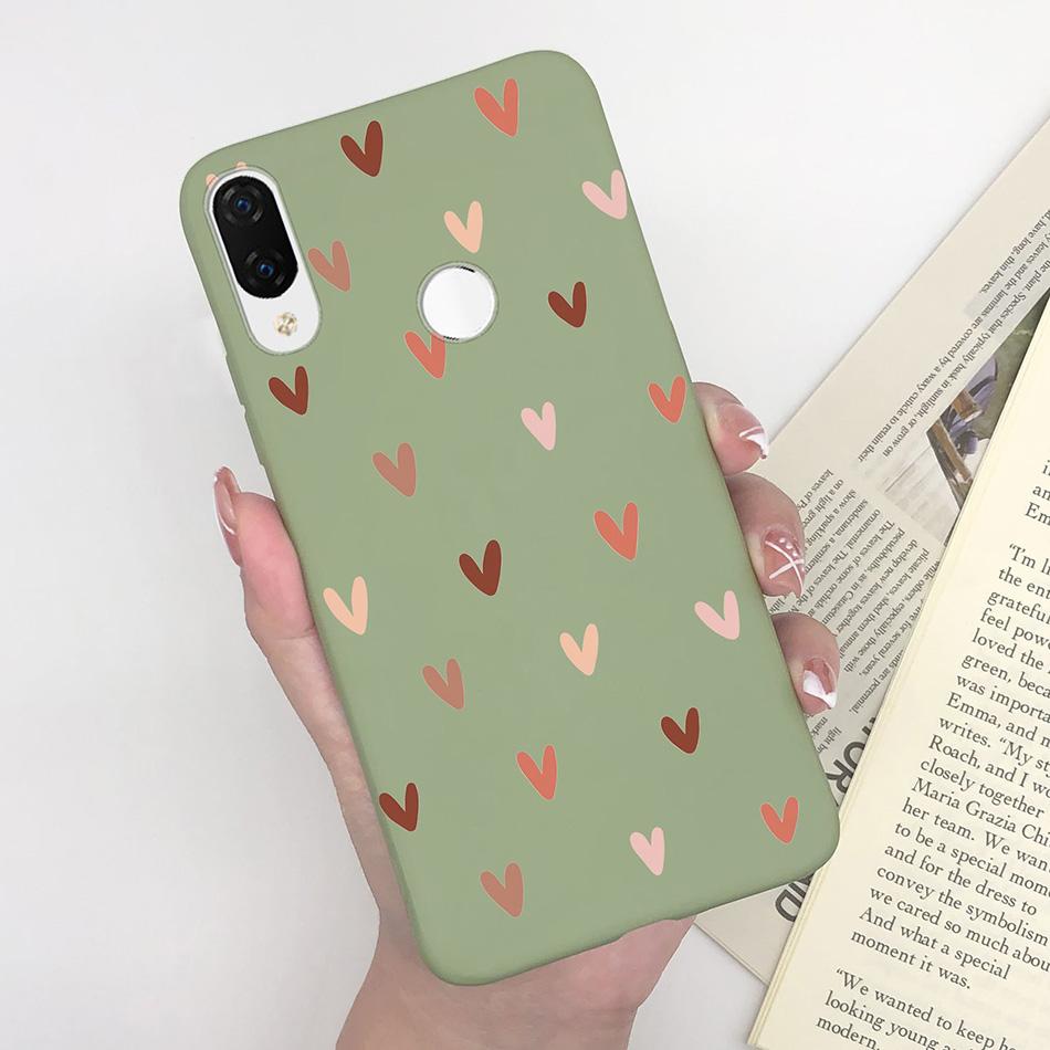 For Huawei Nova 3i Nova4 Case Shockproof Matte Cute Cartoon Soft Silicone Phone Back Cover For Huawei P Smart Plus Nova 3i Coque