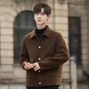Coat Men's Spring and Autumn New High-end Wool Woolen Jacket Non-double-sided Woolen Cashmere Winter Clothing
