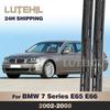 Für BMW 7er Reihe E65 E66 730i 735i 740i 745i 750i 760i 730d 740d 745d Scheibenwischer Frontscheibenwischer Wischerblätter Windschutzscheibe Windschutzscheibe Fenster 25"+