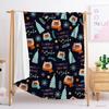 Christmas themed blanket print wish flannel blanket blanket