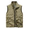Men's Spring and Autumn Outdoor Leisure Waterproof Large Size Fishing Photography Multi-Pocket Quick-Drying Vest Working Cuff