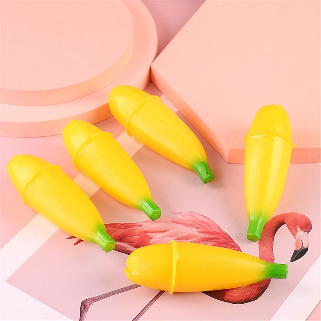 Relax and Unwind Realistic Banana Stress Relief Toy Portable Banana Stress Toy for Office Workers Adults and Students