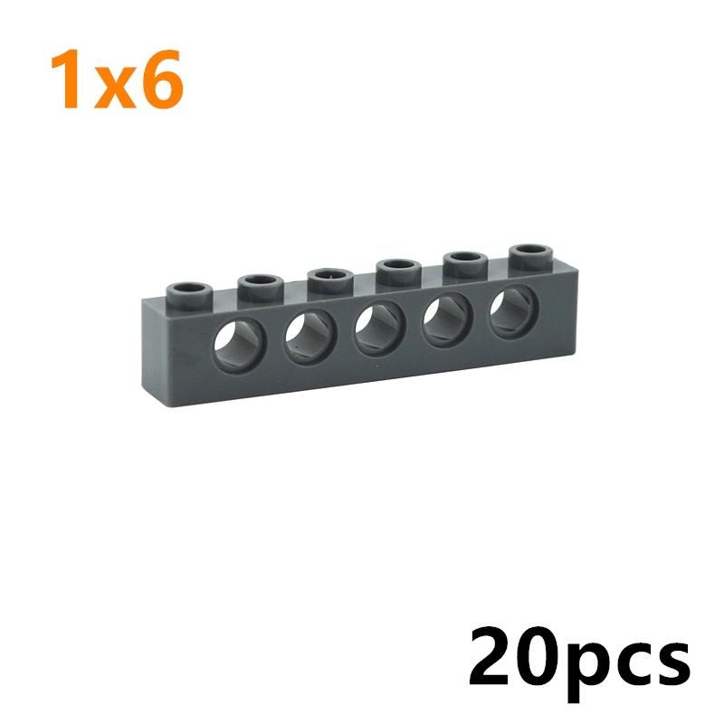 

Non-Toxic Compatible Assembles Particles 3894 1X6 With 5 Holes Perforated Bricks Long Beam Building Blocks Educational Toys For Children