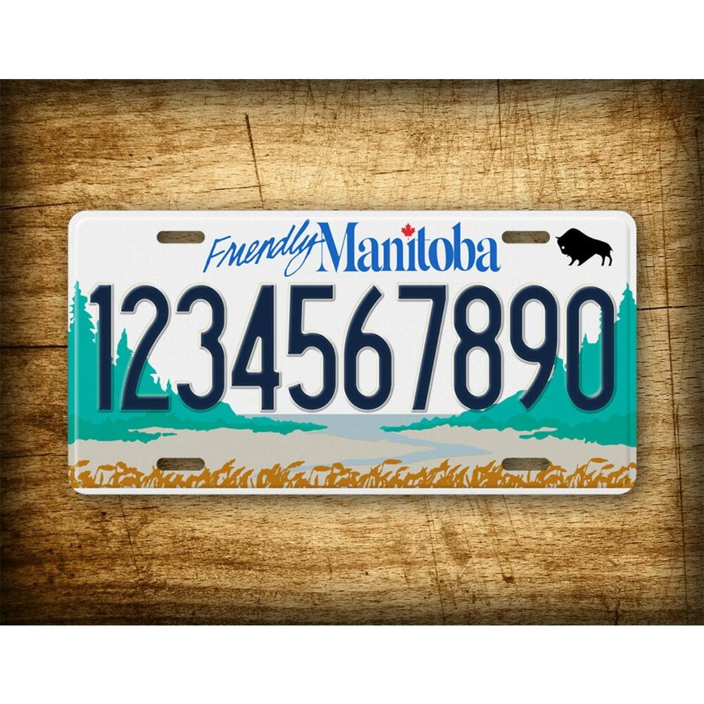Retro Tin Sign Metal Poster ManitoBa Themed