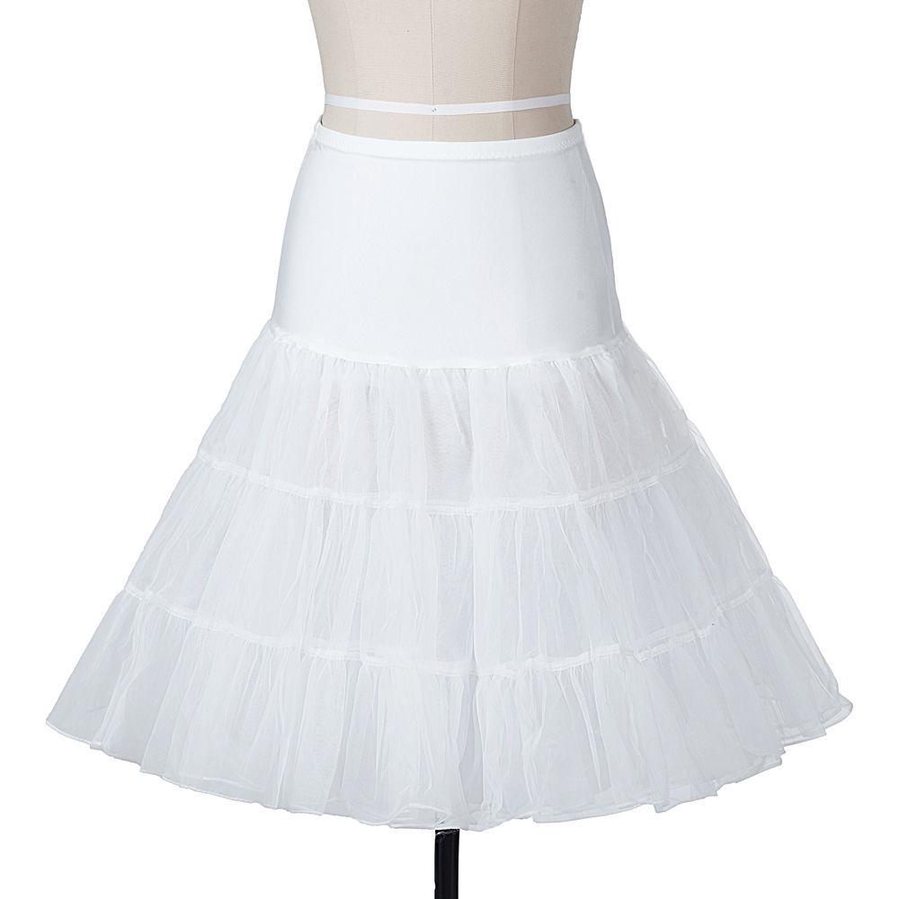 Vintage 50s & 60s Retro Boneless Skirt: Rock, Ballet, Wedding Petticoat Dress