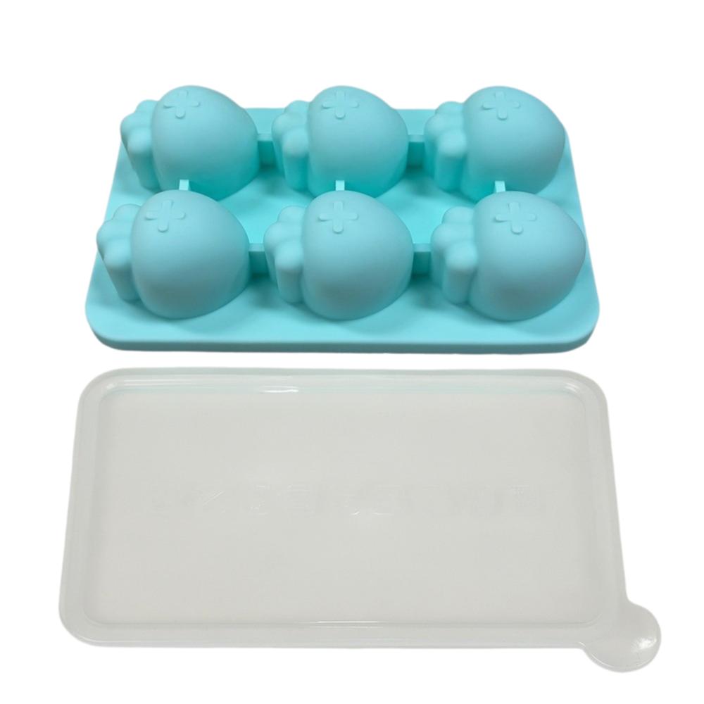 Food Grade Ice Ball Mold Flexible Rabbit Ice Cube Tray 3D Shape Animal Ice Cube  for Freezer