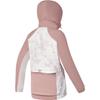 Fila 2023 Winter New Loose Spliced Woven Jacket Fitness Sports Hooded Top Women Tops Nude-Pink A11W341701F-PK