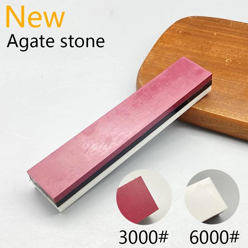 10000 Körnung Natürlicher Grüner Achat Schärfstein Wetzstein Feinschleifen Polieren Rasiermesser Küchenmesser Schärfer Abziehwerkzeug