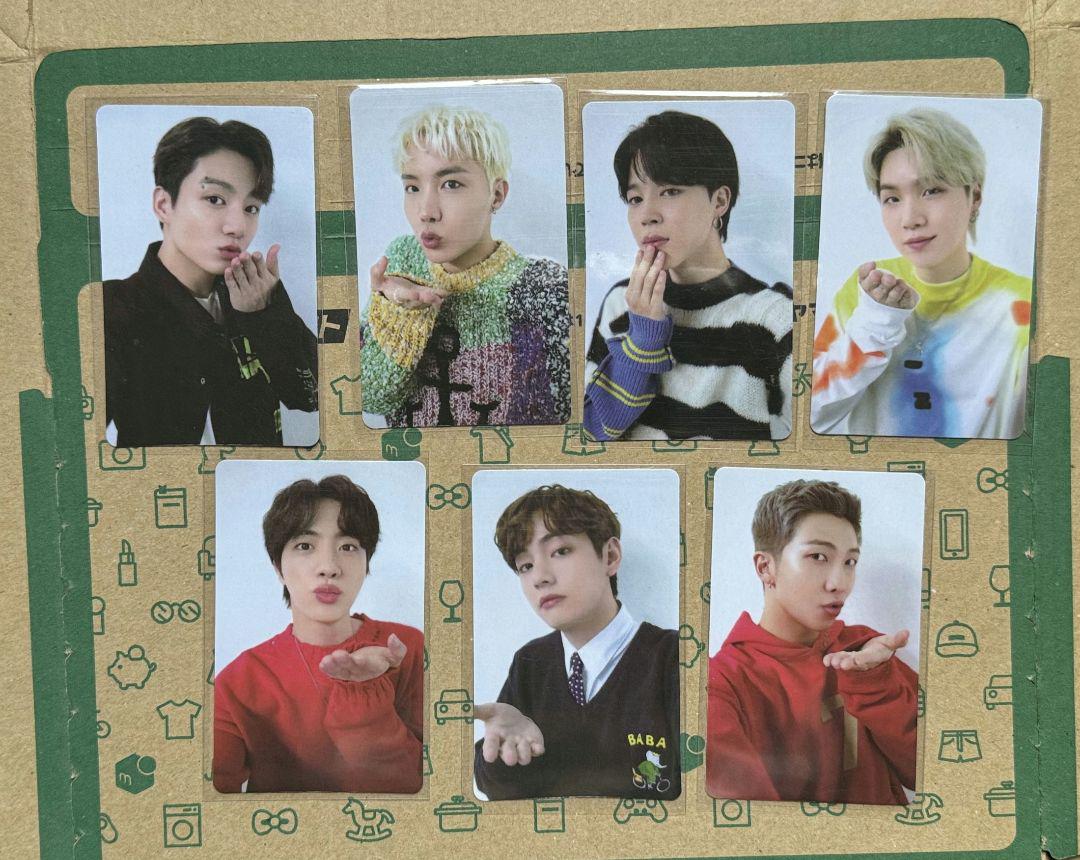 

[Б/У] BTS Fan Club W Members Limited Коллекционная карточка Набор из 7 предметов для всех