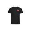Li-Ning T-shirt Homme Respirant à Séchage Rapide Col Rond Manches Courtes Imprimé Noir AHSR569-1