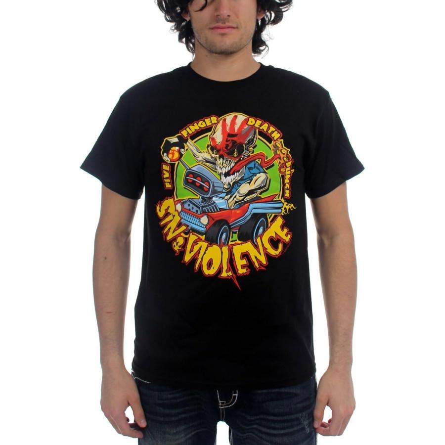 Five Finger Death Punch Mens Sin and Violence T-Shirt S