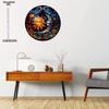 Sun and Moon Catcher Indoor Outdoor Home Decor, Craft Stained Acrylic Suncatchers Catcher, Ornament Hanging Suncatcher, Home Room, Garden Wall Decor