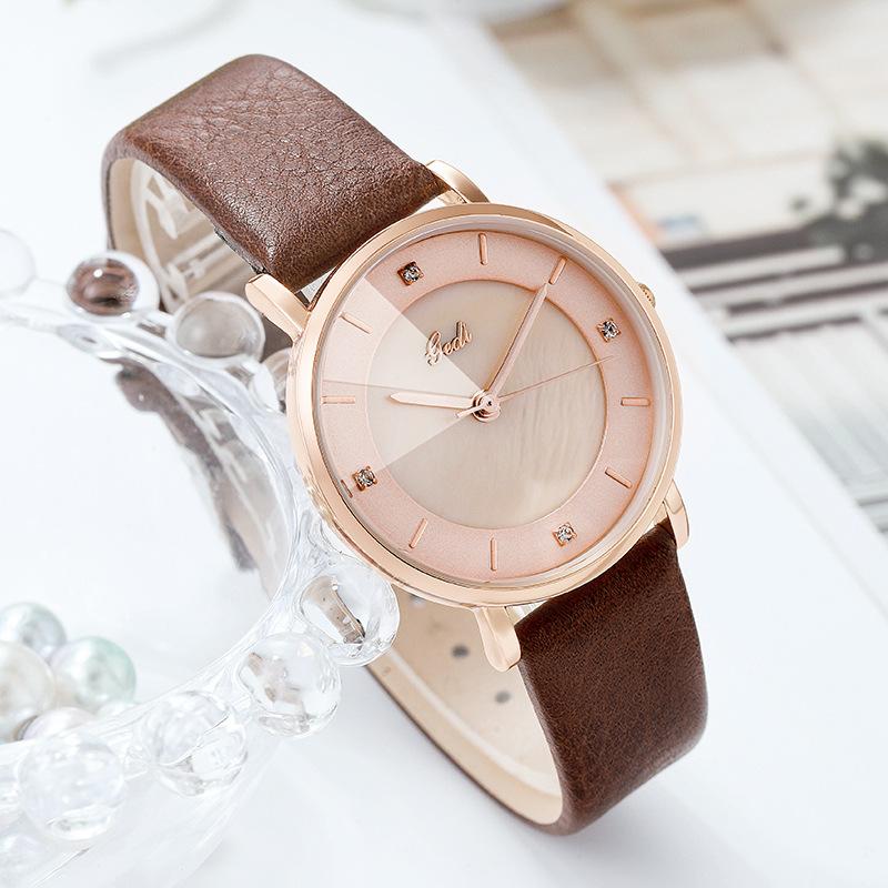 Niche High-End Sense Exquisite Temperament Women'S Watch Women'S Light Luxury High-Value Belt Quartz Watch