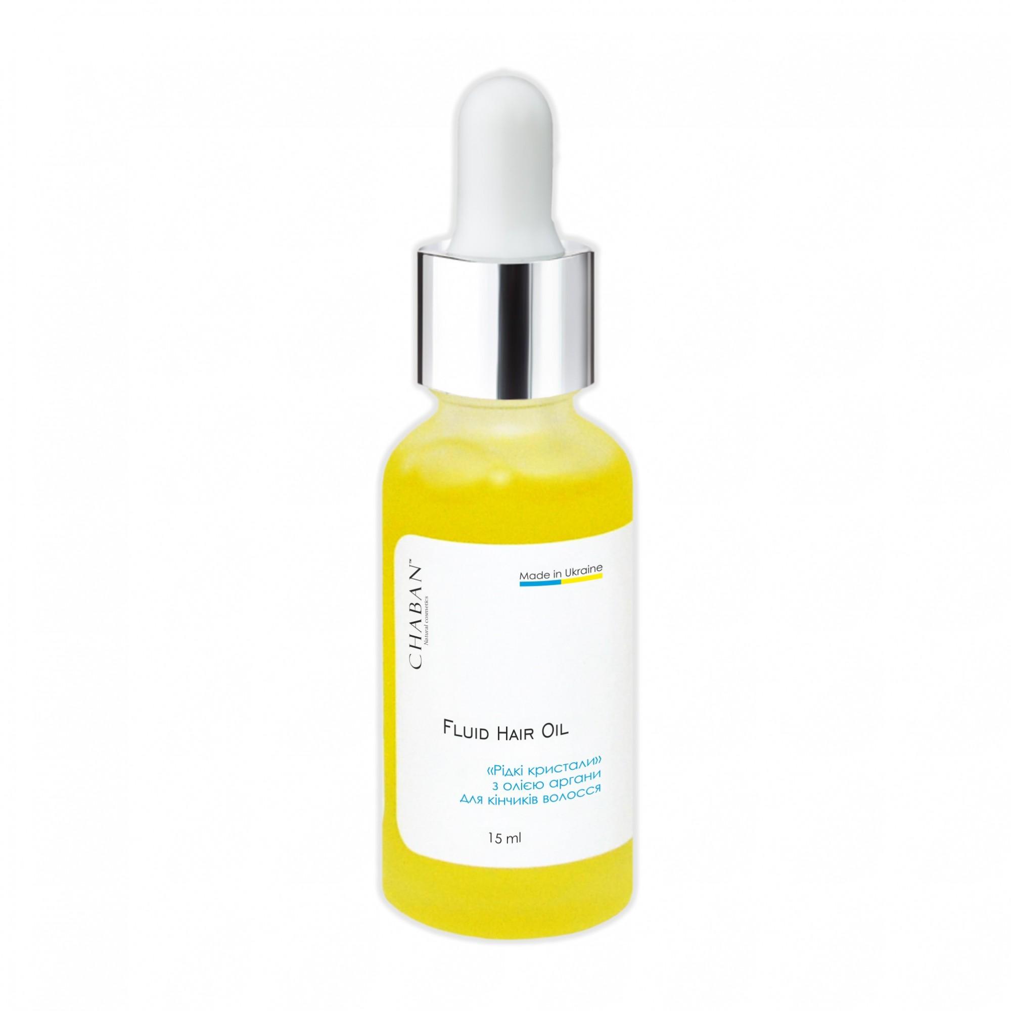 

Масляный флюид (сыворотка) для кончиков волос Chaban Жидкие кристаллы с маслом арганы 15 ml 15 ml