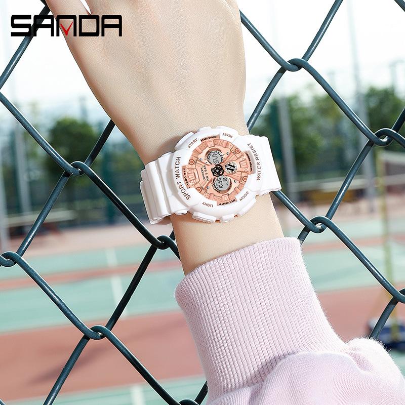 Sanda Original Unisex Wasserdichte Sportuhr - Multifunktionales und Stilvolles Design