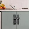 Barn Door Lock Safety Latch Password Luminous for Cabinets Kitchens