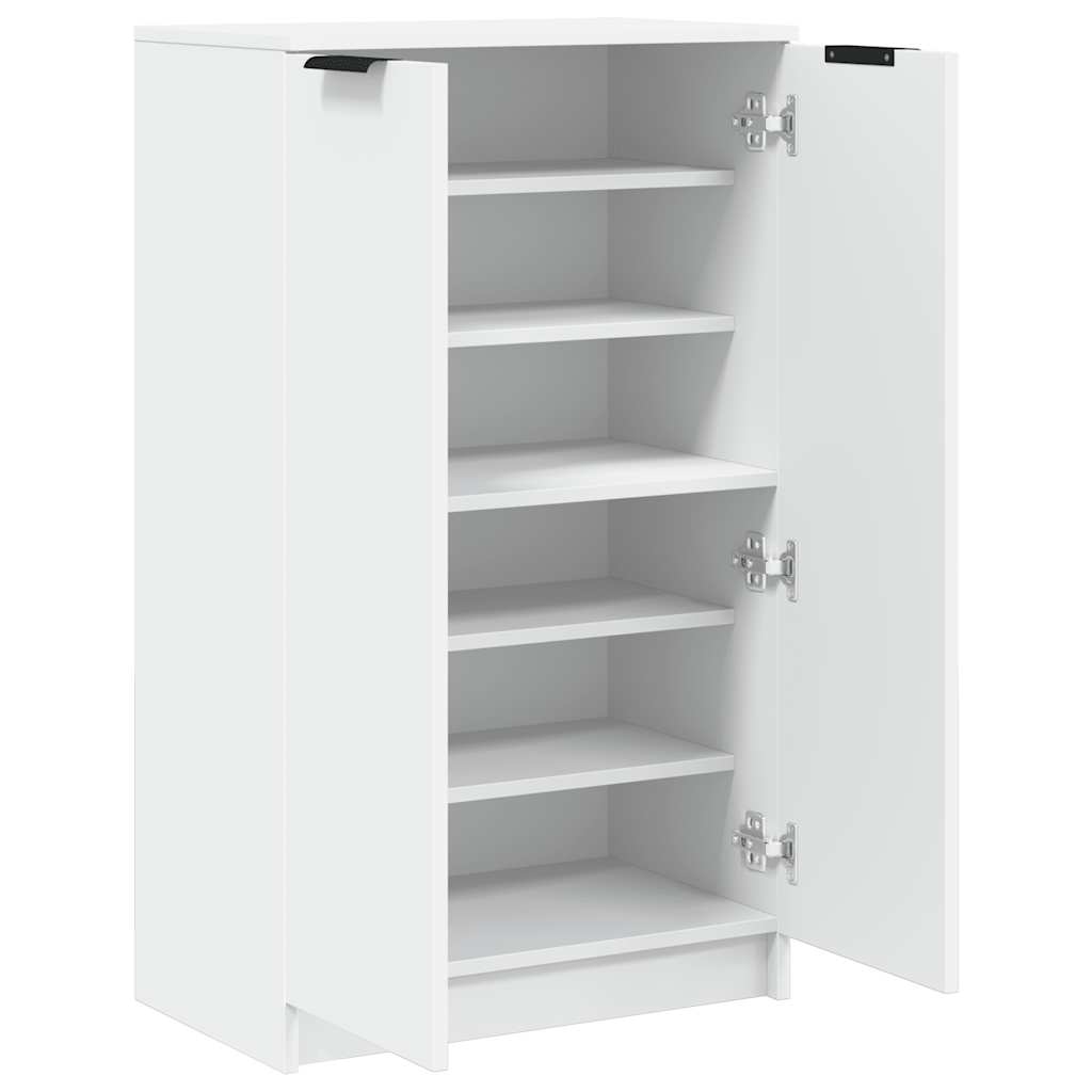 Vidaxl Szafka Na Buty, Biała, 59X35X100 Cm, Materiał Drewnopochodny
