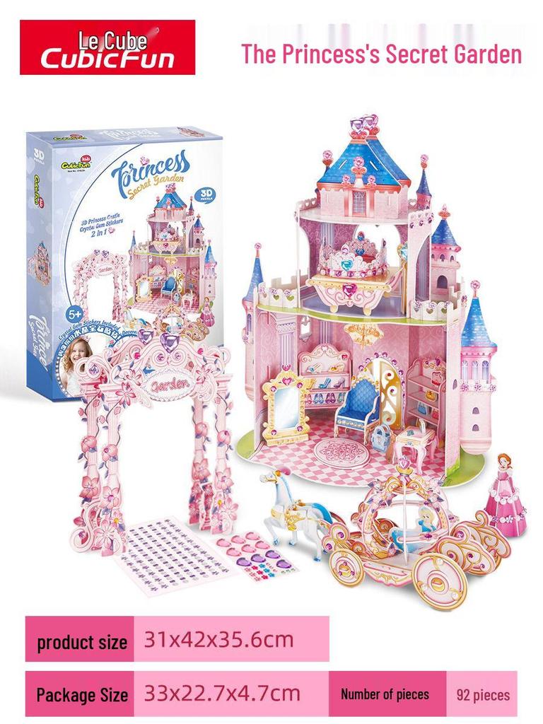 Otaku Cottage 3D Puzzle: DIY Modellbausatz für Mädchenzimmer & Lernspielzeug-Geschenk
