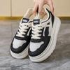 CRLAYDK Women's Tennis Walking Low Top Platform Casual Sneakers Lace Up Classic Skateboard Shoes Height Increase Trainers