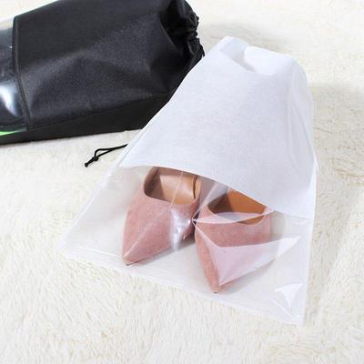1 PC Women Men Waterproof  Shoes Bag Case PVC Travel Packing Drawstring Shoes Storage Bag Pouch Organizer Travel Accessories