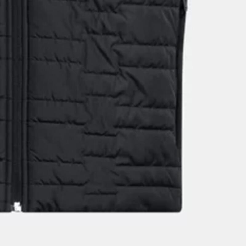 Under Armour Zip Collar Solid Vest Men Vests Black 1385830-001