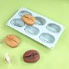 Große Mandel/Pistazie/Pekannuss/Kaffeebohnen Pudding Mousse Silikonform DIY Schokolade Eiscreme Form Kuchen Dekorationswerkzeuge