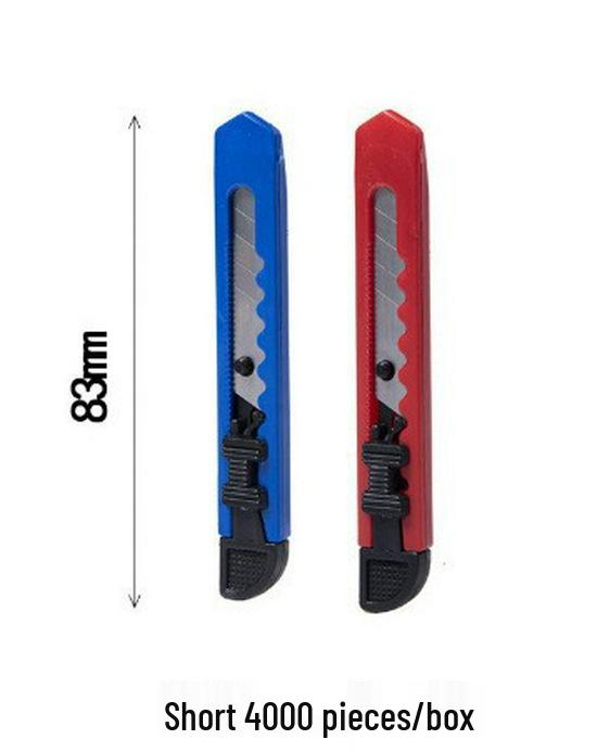 

Цветной универсальный нож из нержавеющей стали - Портативный резак для бумаги для студентов