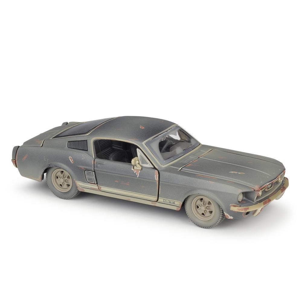 LLB4 Maisto 1:24 1967 Ford Mustang GT Make Old Modified Version Highly-detailed Die-cast Precision Model Car Model Collection Gift
