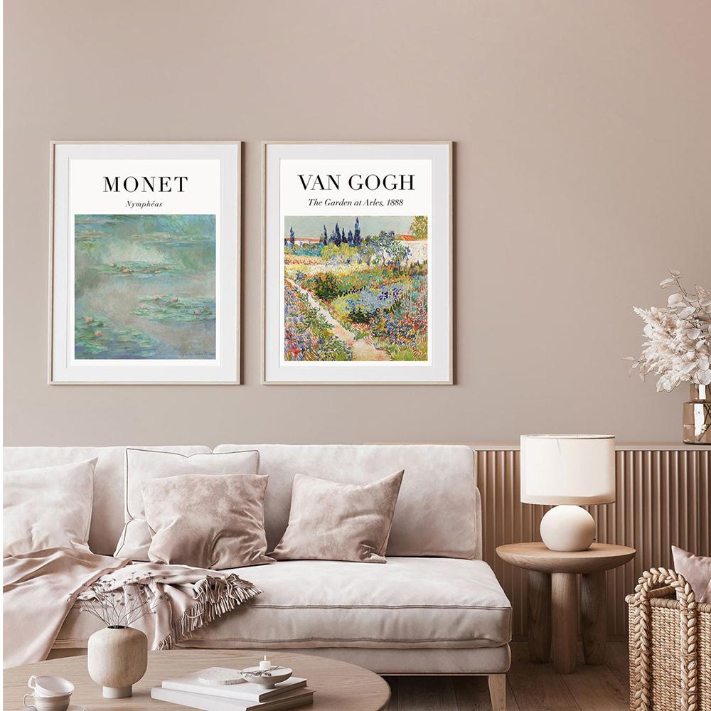 Monet Van Gogh Art Posters And Prints Painting Pictures Canvas Painting Living Room Decoration Mural Decoration Art Abstract