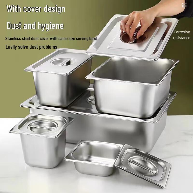 Wuhe 201 Stainless Steel Gastronorm Food Pan