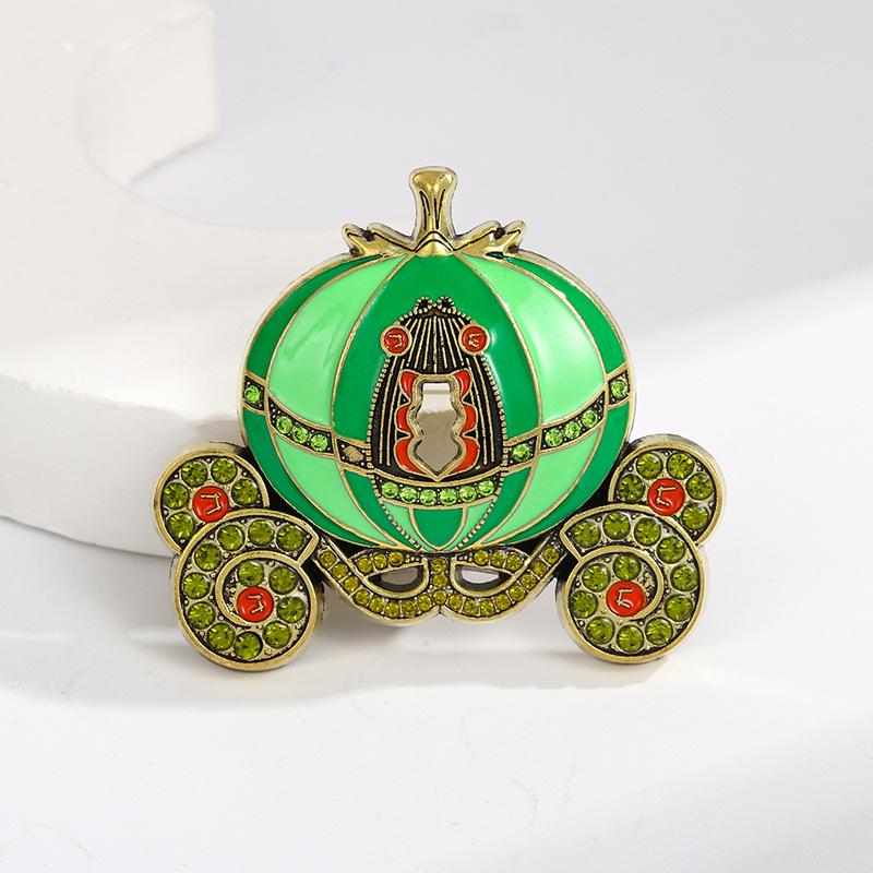 

Pumpkin Car Oil Dripping High-end Light Luxury Halloween High-end Women s Brooch 2*3CM