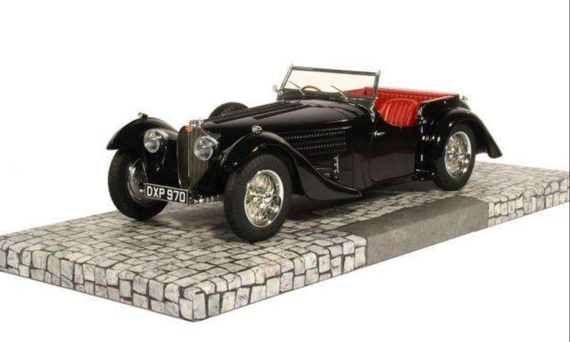 

Minichamps scale Bugatti Type 57C Corsica Roadster 1938 Black 1/18 [Resin] чёрный