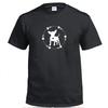 Chihuahua Silhouette Dog Breed Chihuahua Heart Fur Babies Cotton Black T-Shirt