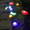 LED Solar Lamp Automatic ON/OFF Easy To Install IP44 Waterproof Jellyfish Solar Garden Light Romantic Courtyard Decoration